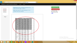 Selecting the table to extract